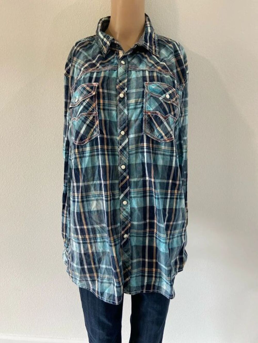 Men’s BKE long sleeve shirt sz L